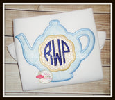 Tea Pot Monogram Shirt