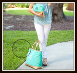 Mint Cabana Bag