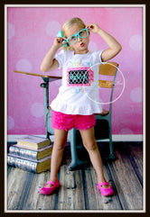 Crayon Cutie Pink Chevron Shirt