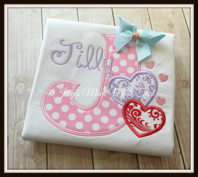 Valentine Initial Shirt