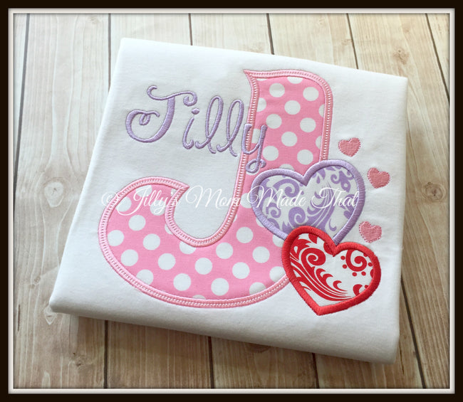 Valentine Initial Shirt