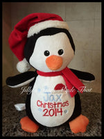 Christmas Penguin Stuffed Animal