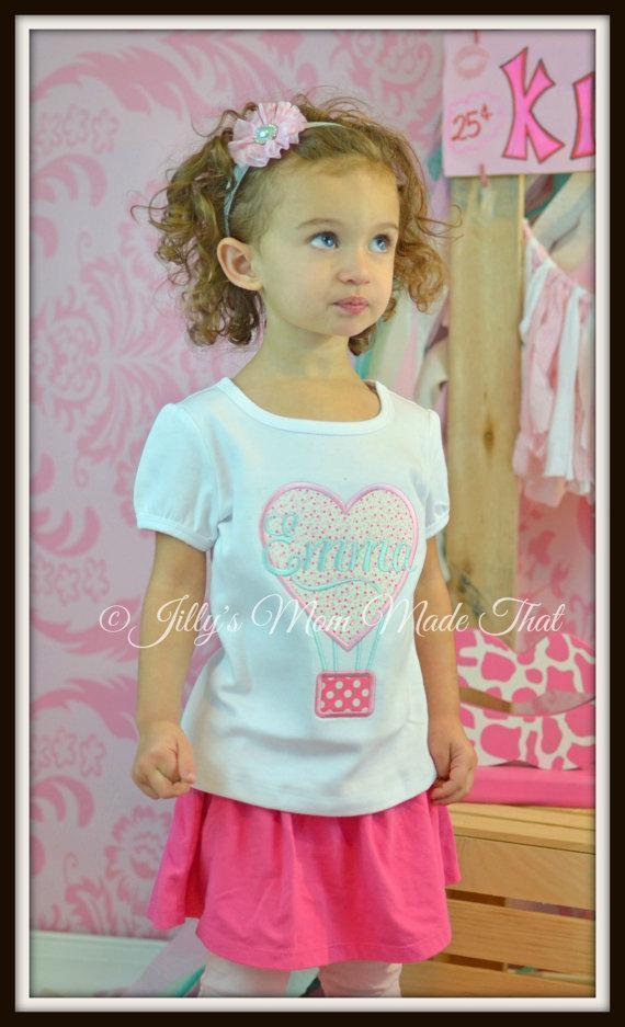 Heart Hot Air Balloon Shirt