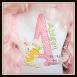 Girl Bunny Alphabet Shirt