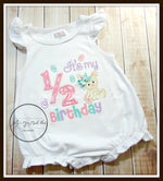 It's My 1/2 Birthday with Bunny Shirt