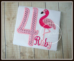 Flamingo Birthday Shirt