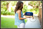 Navy Blue Cabana Bag