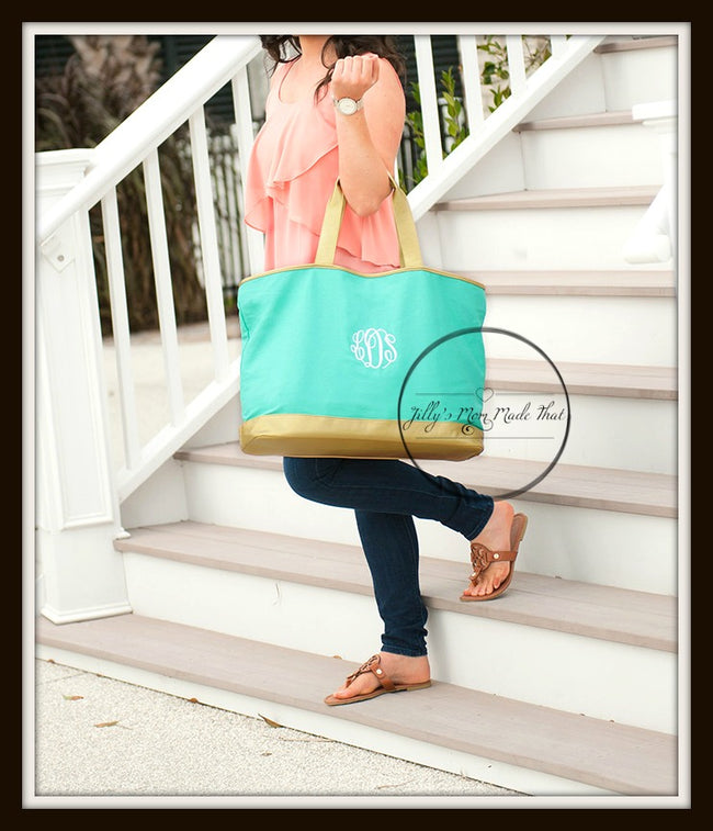 Mint Cabana Bag