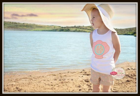 Sea Shell Monogram Shirt