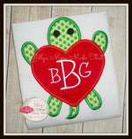 Turtle with Heart Shirt