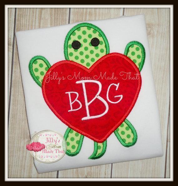Turtle with Heart Shirt