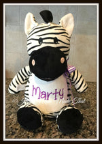 Zebra Stuffed Animal